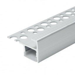 Aluminijumski profil za LED trake sivi 22x40x2000mm za pločice/stepenice sa difuzorom 2m MA06-A Mitea Lighting