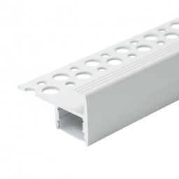 Aluminijumski profil za LED trake beli 22x40x2000mm za pločice/stepenice sa difuzorom 2m MA06-W Mitea Lighting