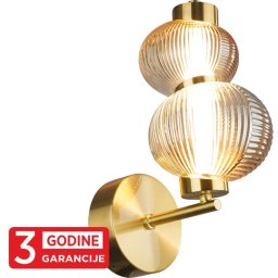Zidna lampa zlatna NIMBUS MAW9401-1B 1x8W 3000K + amber LED 3Y