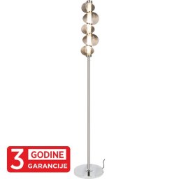 Podna lampa hrom NIMBUS MAF9401-1 19W 3000K + smoky LED sa podnim prekidačem 3Y Mitea Lighting