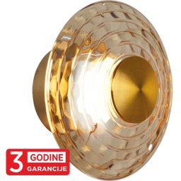 Zidna lampa staro zlato ECLIPTICA MAW9451-1 1x6W 3000K + amber LED 3Y Mitea Lighting