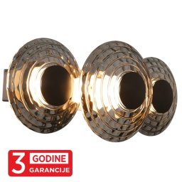 Zidna lampa siva ECLIPTICA MAW9451-3 2x6W 3000K + smoky LED 3Y