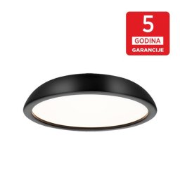 LED plafonjera crna ARCADIA MCL750-450 B 24W 3000K peskareno 5Y