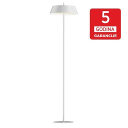 Podna lampa bela ORION MFL601S-350 W 28W 3000K peskareno LED sa podnim dimer prekidačem 5Y Mitea Lighting
