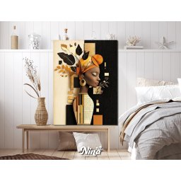 Moderne slike na platnu Afro elegancija ms279