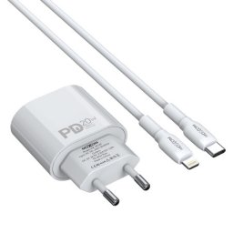Moxom mx-hc151 20w type-c na lightning beli Kucni punjac ( P1231 )