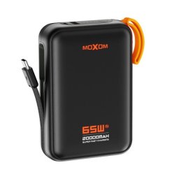 Power bank moxom mx-pb188 65w super fast 20000mah type c crni ( BAT9441 )