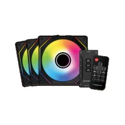 Xigmatek en44793 infinity g22a argb black 3komada i remote kontroler Cooler ventilator ( 25198 )