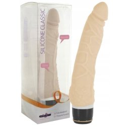 Silikonski vibrator Classic Flesh