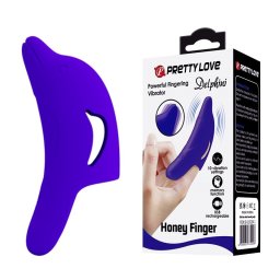 Finger - naprstak sa vibracijom Delfin Lila