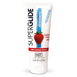Jestivi lubrikant Superglide Jagoda 75 ml