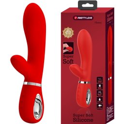 Punjivi silikonski vibrator Thomas Red
