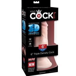 Realističnim dildo od 3D materijala 3D King Cock Dildo 15 cm