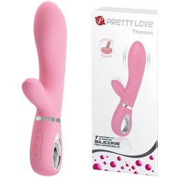 Punjivi silikonski vibrator Thomas Pink