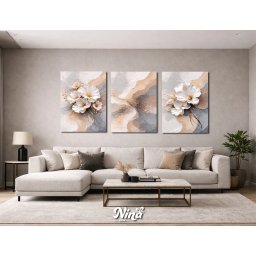 DIGITAL ART slike na platnu Luksuz u neutralnim bojama ms280