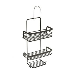 Polica za tuš kabinu Origin Lava 23x12x38/47cm Metaltex 401120 000