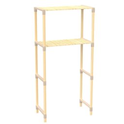 Drvena polica za kupatilo iznad veš mašine sa 2 police Fixwood FIX-2016-2