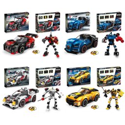 Kocke za sklapanje Transformers 2u1, 4 verzije