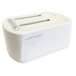Lc power lc-dock-u3-vi usb3.2 2xssd/hdd white, display hdd docking ( 21844 )