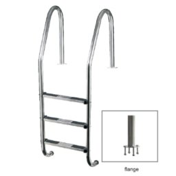 Ff merdevine standard 3 stepenika aisi 304 gum step flanša – eko ( 12361 )