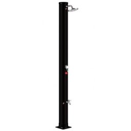 Nero solarni tuš 40l crni ravni sa nožnom slavinom h=216cm ( 9345 )