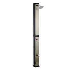 Nero solarni tuš kvadratni pvc 40l niklovan, h=217cm ( 12184 )