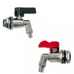 Slavina - pipa metalna za inox burad 3/8