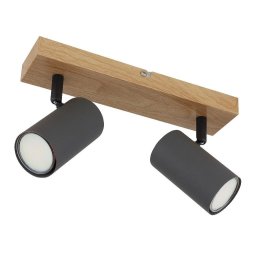 SPOT LAMPA 2XGU10 ROBBY DRVO GLOBO