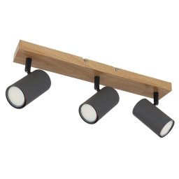 SPOT LAMPA 3XGU10 ROBBY DRVO GLOBO