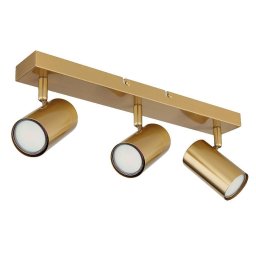 SPOT LAMPA 3XGU10 ROBBY GOLD GLOBO