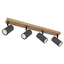 SPOT LAMPA 4XGU10 ROBBY DRVO GLOBO