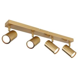 SPOT LAMPA 4XGU10 ROBBY GOLD GLOBO