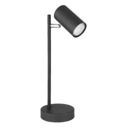 STONA LAMPA 1XGU10 ROBBY CRNA GLOBO
