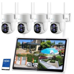 SET 4 SMART KAMERE HD 4K + MONITOR SNIMAČ