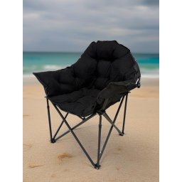 SKLOPIVA STOLICA ZA KAMPOVANJE RELAX BLACK BOLZZ