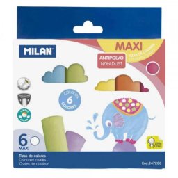 Milan krede maxi u boji 6 kom ( MLN247206 )