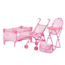 Chipolino Set za lutke 3u1 "Trixy" hearts ( KZKTR02402HE )