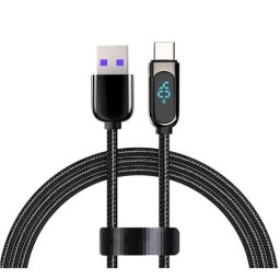 USB kabel LEMI 100W, Digital Display, pleteni