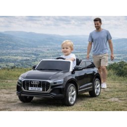 Audi Q8 12V električni SUV sa daljinskim upravljanjem 260 crni