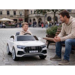 Audi Q8 12V električni SUV sa daljinskim upravljanjem 260 beli