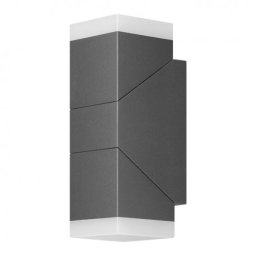 Zidna lampa siva LED 12W 4000K spoljna IP54 MORPH AD-OP-6614GLPM4 Adviti