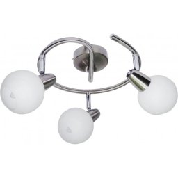 Spot lampa saten nikl 40W spiralna 3xE14 M130532 Mitea Lighting