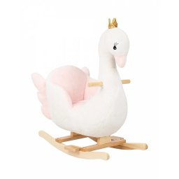 Kikka Boo White Swan Plišana njihalica sa klackalicom i sedištem