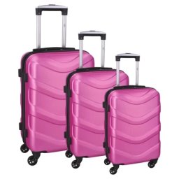 Empire rome kofer set 3 komada abs ljubičasta ( 110143 )