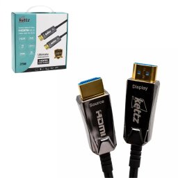 Kettz KT-AOHK25 HDMI Aktivni Optički Kabl 2.0 AOC 4K 60Hz – 25m