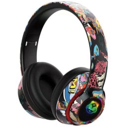 Xwave L750 Bluetooth slušalice stereo sa mikrofonom/v5.3/Aux/microSD GRAFFITI