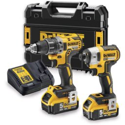 DeWalt set aku alata, 2x5.0Ah, DCD791 + DCF887 ( DCK268P2T )