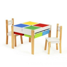 Eco toys deciji set sto+2 stolice ( xkf002 )