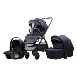 La mama trio kolica za bebe 3u1 - black ( lmtrioblck000 )