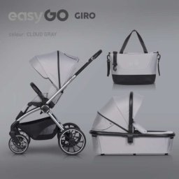 Euro cart easy go giro 2u1 kolica za bebe cloudy grey ( w/ea/giro/cg )